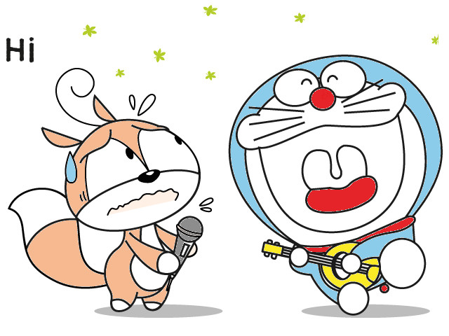hoa-si-nhi/xem-tranh/92092/doreamon-hat.html