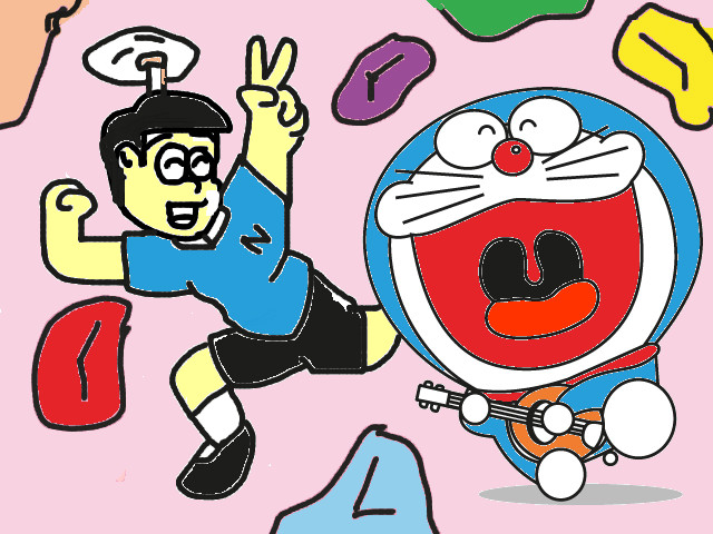 hoa-si-nhi/xem-tranh/93324/Doraemon-nobita.html