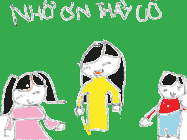 hoa-si-nhi/xem-tranh/93947/nho-on-thay-co.html