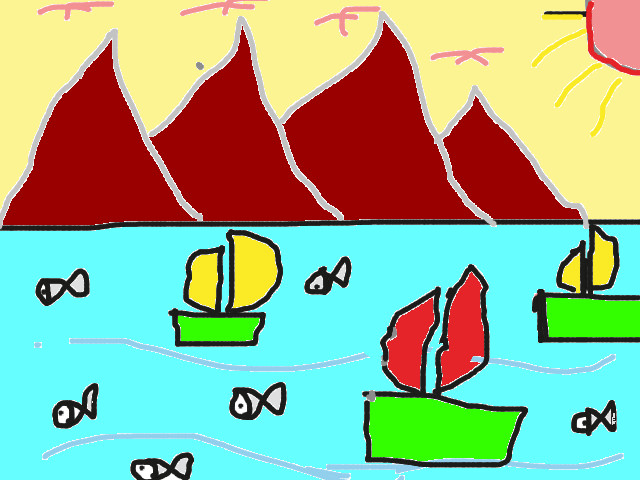 hoa-si-nhi/xem-tranh/96400/dong-song-que-em.html