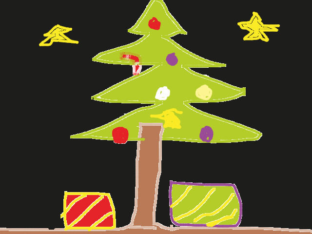 hoa-si-nhi/xem-tranh/98829/cay-thong-noel.html