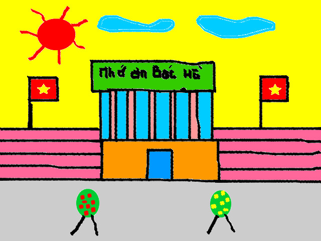 hoa-si-nhi/xem-tranh/9891/Nho-on-Bac-Ho.html