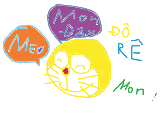 hoa-si-nhi/xem-tranh/99711/chu-meo-may-doremon.html