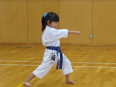 Tài năng karate 5 tuổi