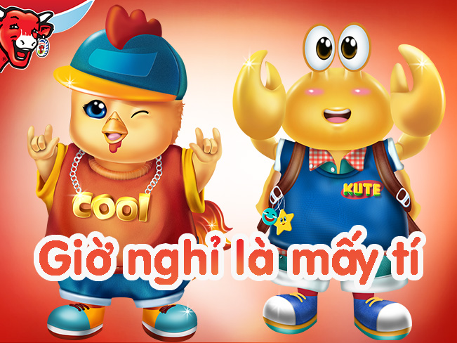 Giờ nghỉ là mấy tí