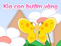 Kìa con bướm vàng