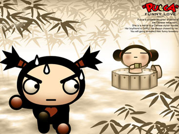 Pucca ninja ở làng Gabbia