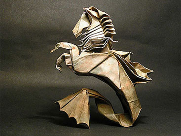 Nghệ thuật gấp giấy origami hoạt hình