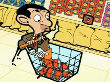 Mr Bean đi siêu thị