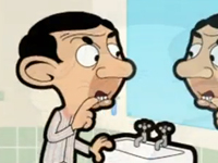 Mr Bean bị gãy răng