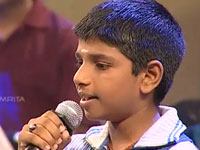 Chàng ca sĩ tuổi teen Sreehari