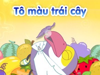 Tô màu trái cây