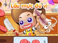 Lẩu mực đủ vị