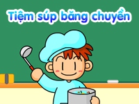 Tiệm súp băng chuyền
