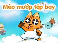 Mèo mướp tập bay