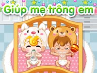 Giúp mẹ trông em