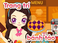 Trang trí bánh táo