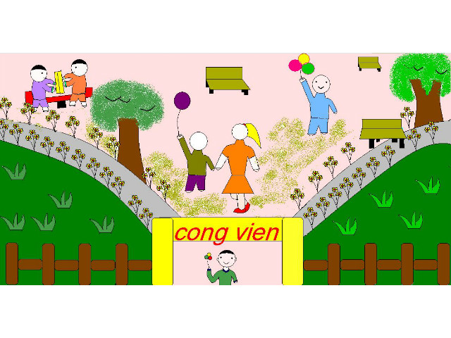 Sóc Nhí - Xem Tranh - Họa Sĩ Nhí - Xem Tranh - Công Viên Vào Chủ Nhật